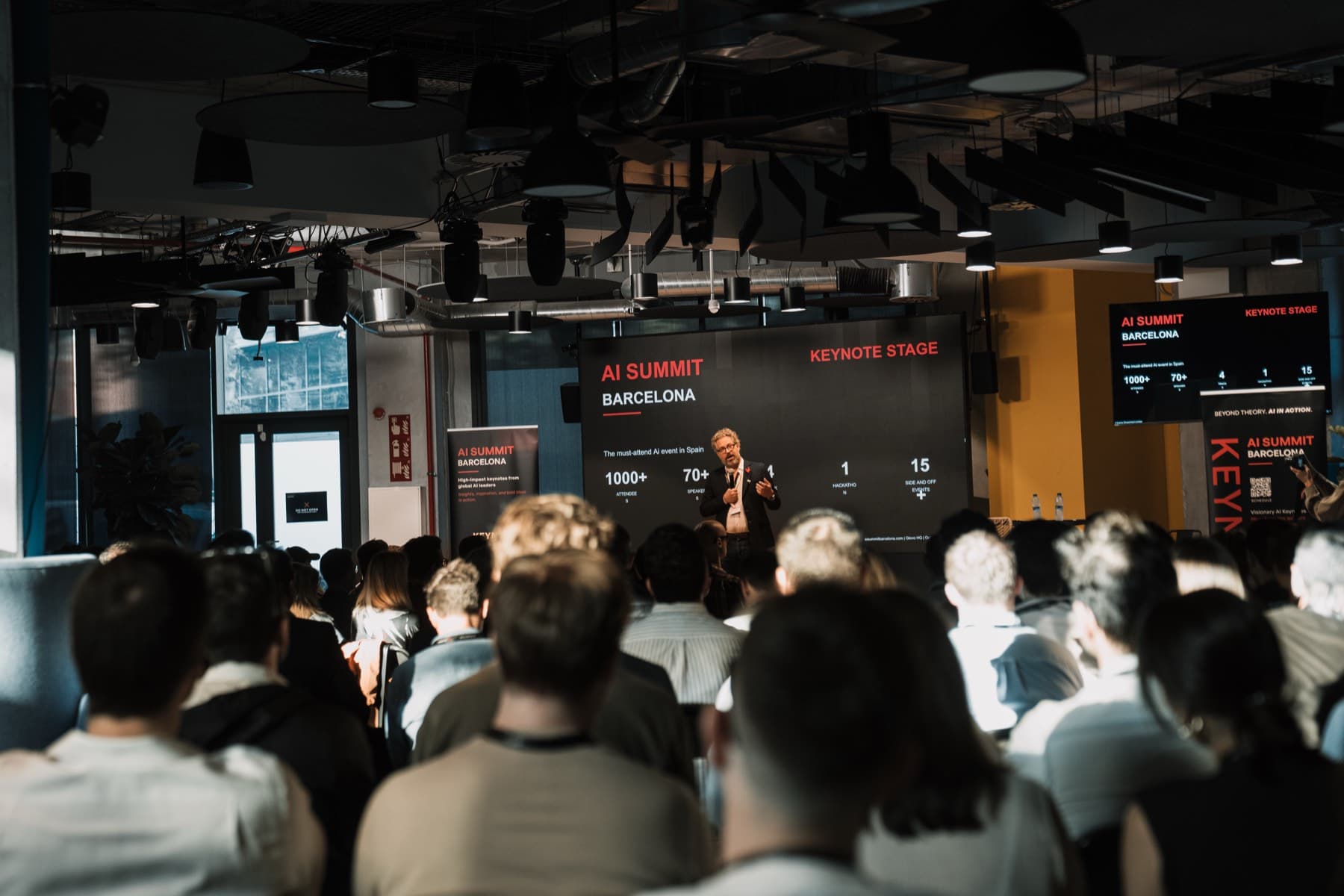 Keynote on the main stage at AI Summit Barcelona 2025